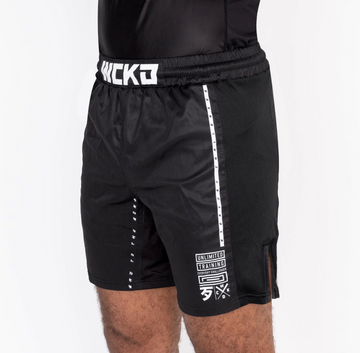MMA SHORT EAGER TRACK "BLACK"
