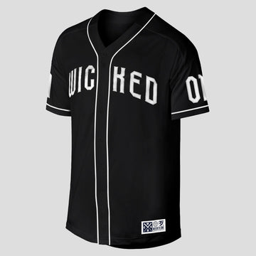 OUTFIELDER BASEBALL SHIRT BLACK