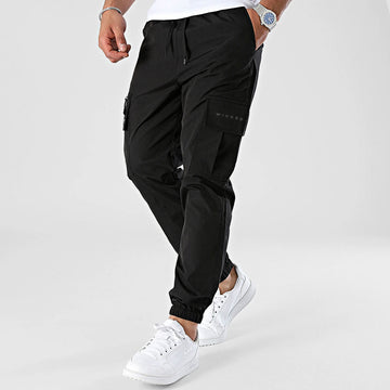 REVIVAL BLACK CARGO PANTS