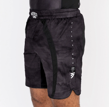 MMA SHORT EAGER CONTEST "BLACK"