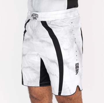 MMA SHORT EAGER CONTEST "WHITE"