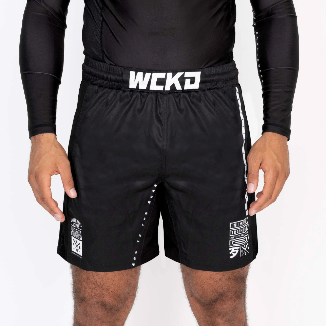 MMA SHORT EAGER TRACK "BLACK"