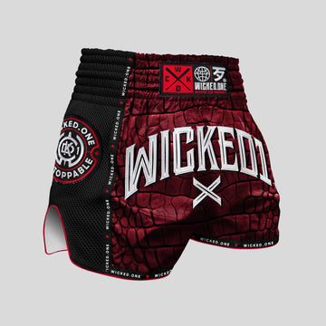 MUAY THAI SHORTS CAIMAN "RED"