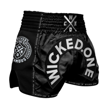 MUAY THAI SHORTS HERD "BLACK"