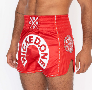 MUAY THAI SHORTS HERD "RED"
