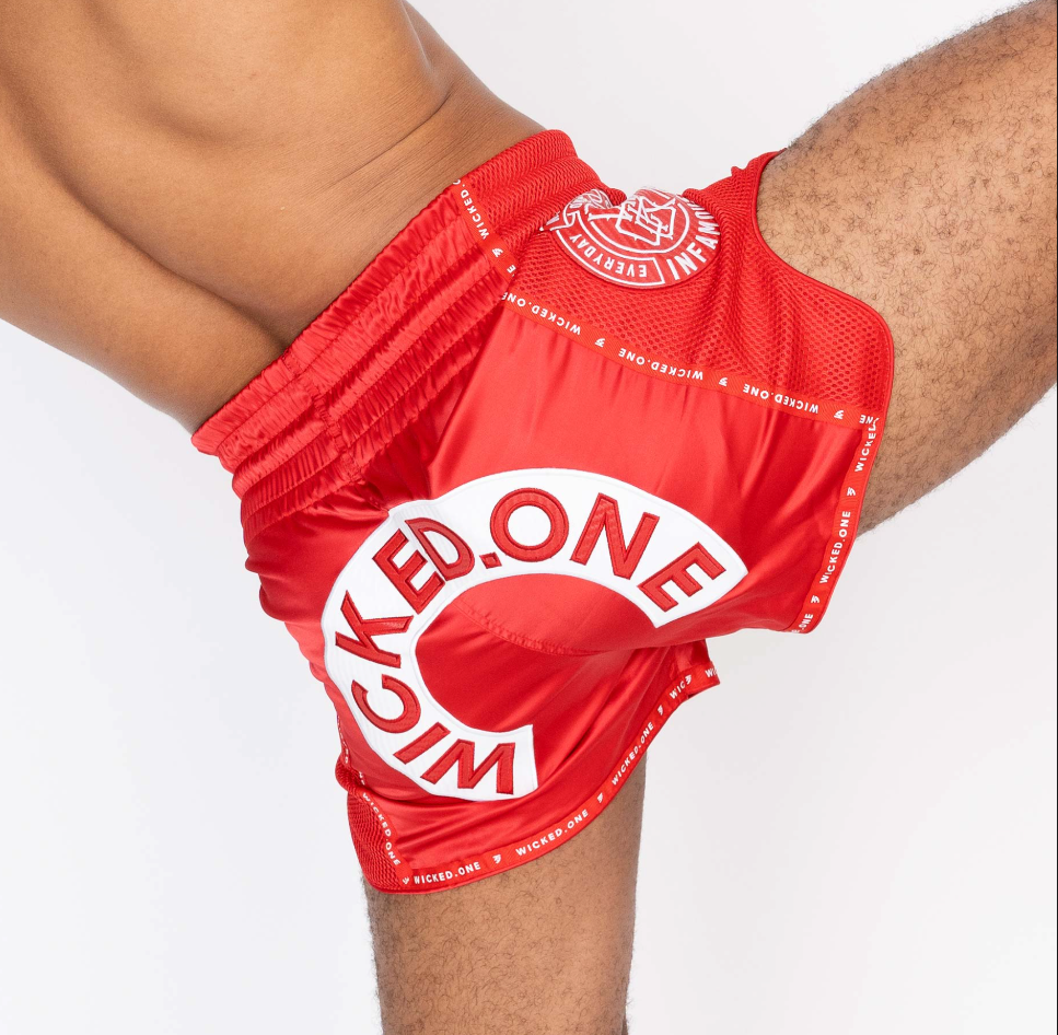 MUAY THAI SHORTS HERD "RED"
