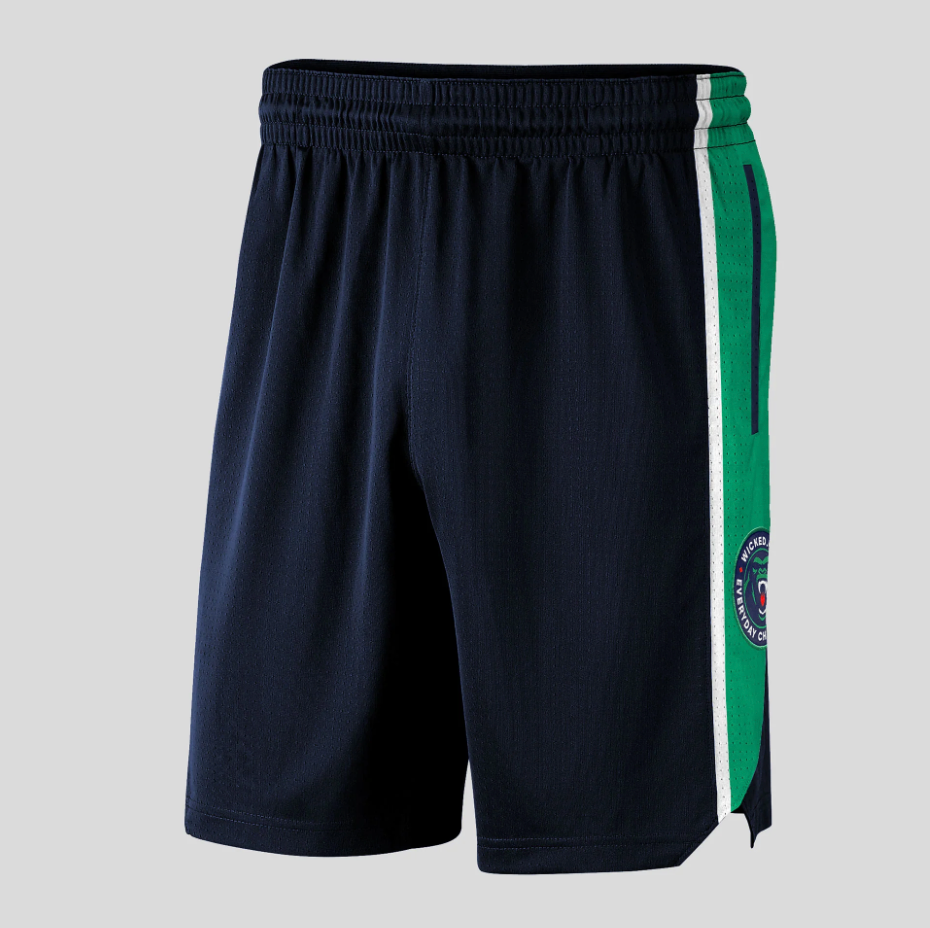 SHORT WHAKS "NAVY / GEEN"