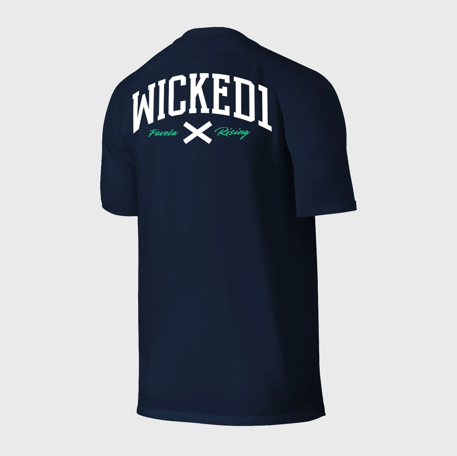 FAVELA RISING TRAINING SHIRT "NAVY"