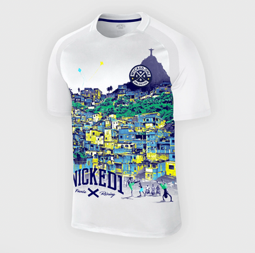 FAVELA RISING TRAINING SHIRT "WHITE"