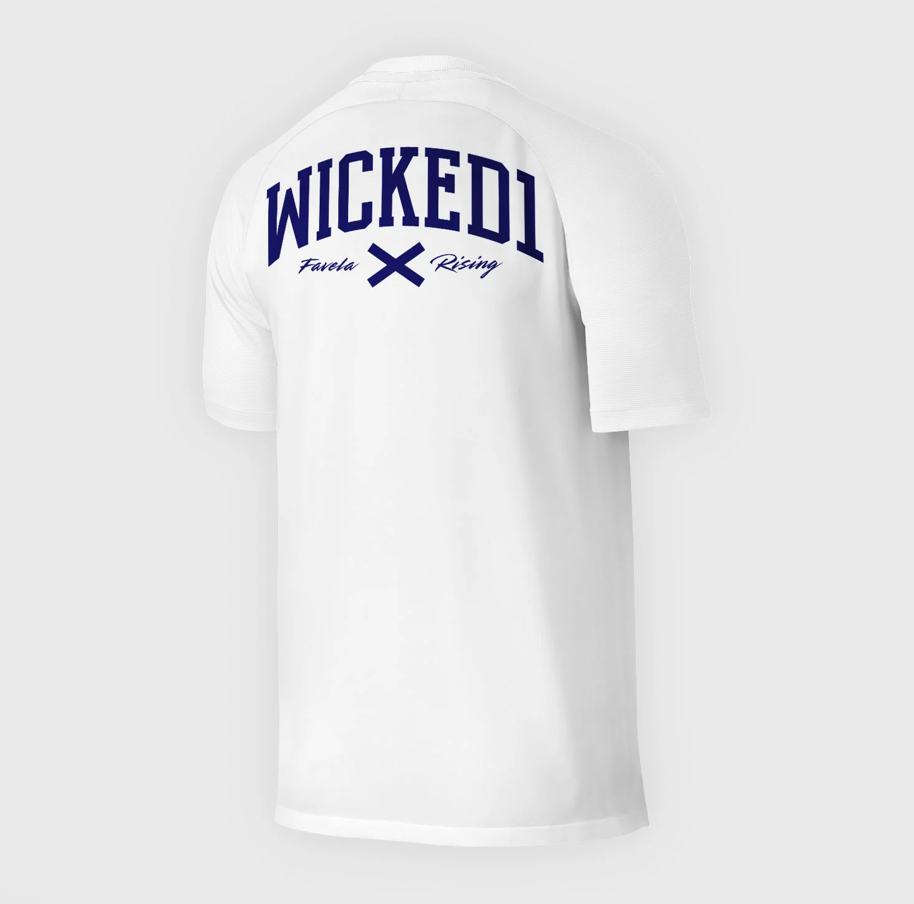 FAVELA RISING TRAINING SHIRT "WHITE"