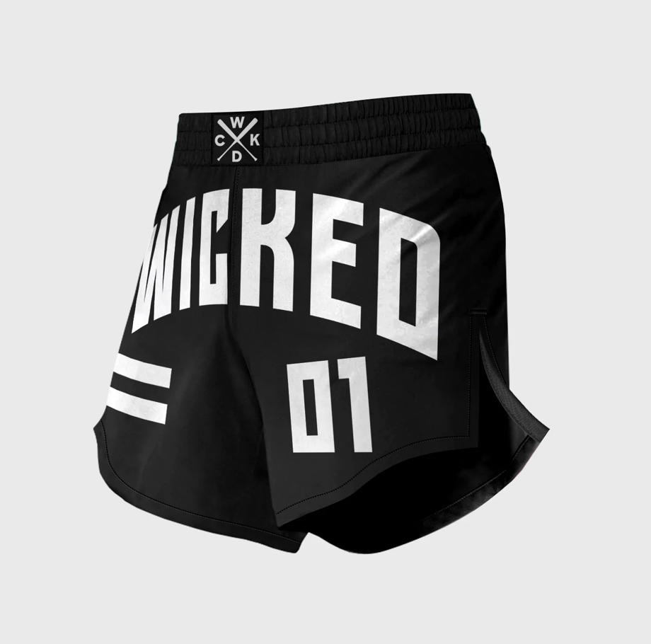 MMA SHORTS ELEMENT RUSH "BLACK"