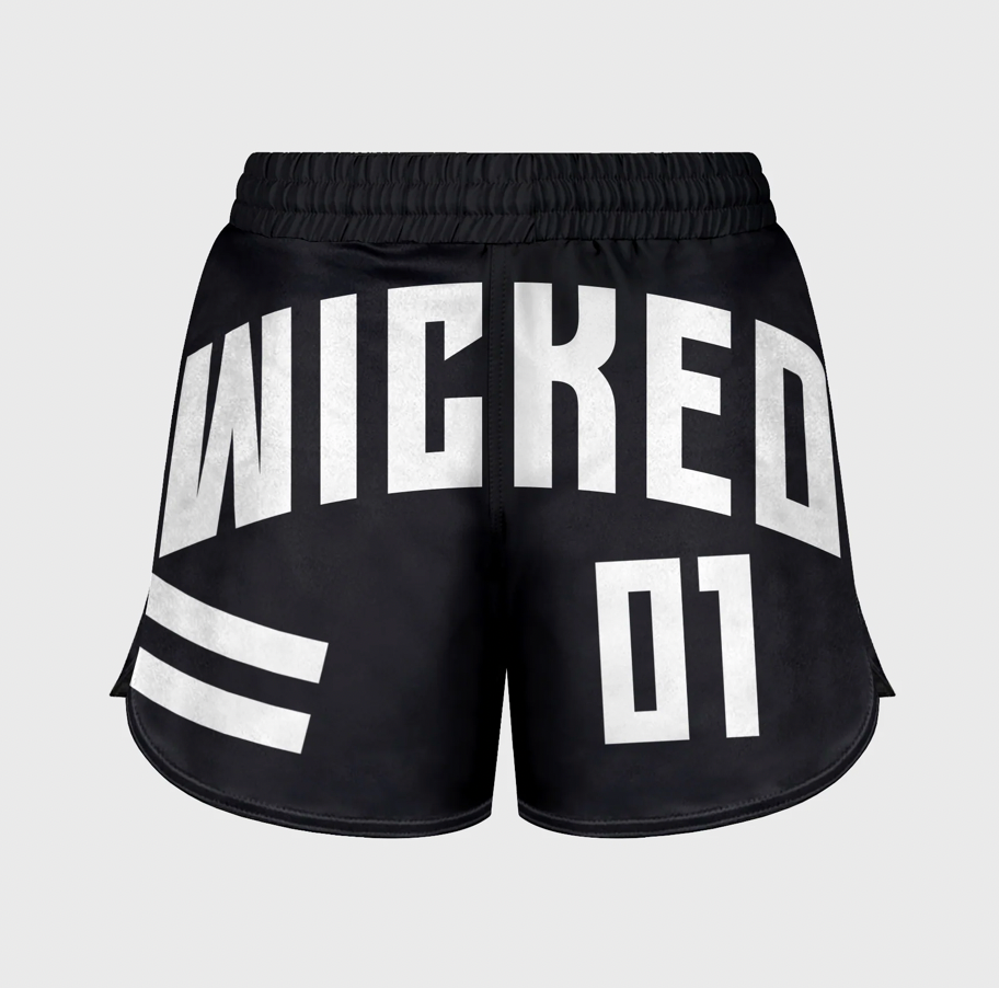 MMA SHORTS ELEMENT RUSH "BLACK"