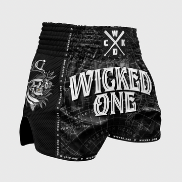 MUAY THAI SHORTS HACKER "BLACK"