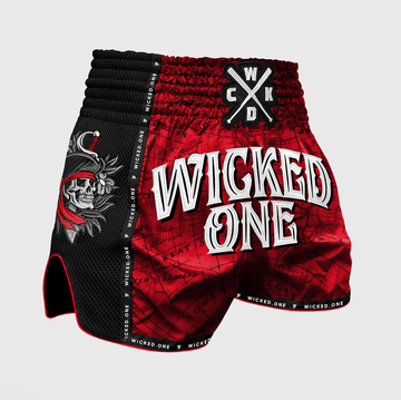 MUAY THAI SHORTS HACKER "RED"