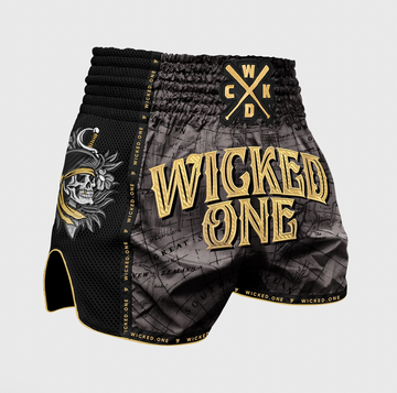 MUAY THAI SHORTS HACKER "GREY"
