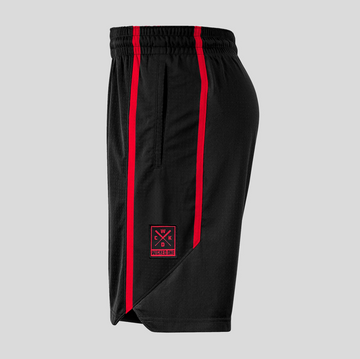 BLACK ROLLIN SHORTS