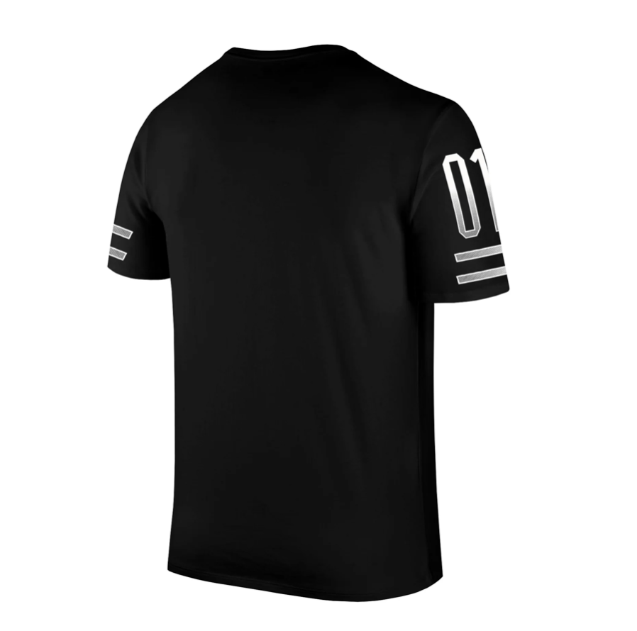 BLACK SUPERBOWL T-SHIRT