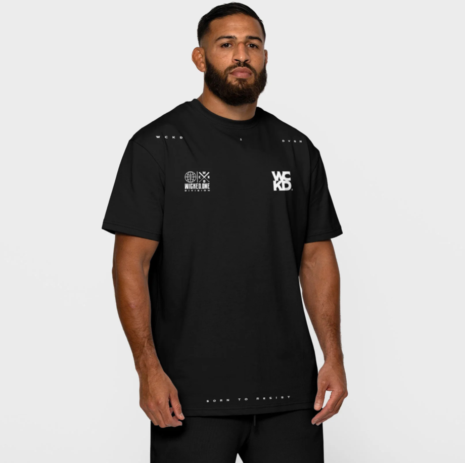 DVSN BLACK OVERSIZED T-SHIRT