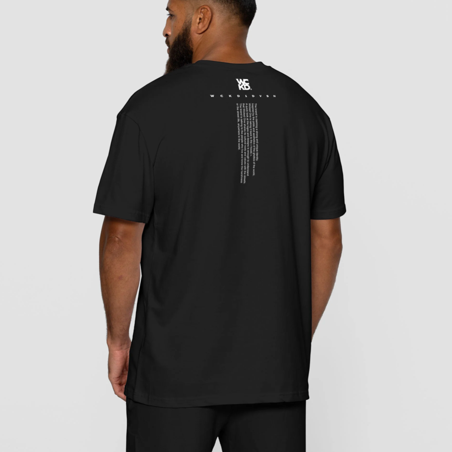 DVSN BLACK OVERSIZED T-SHIRT