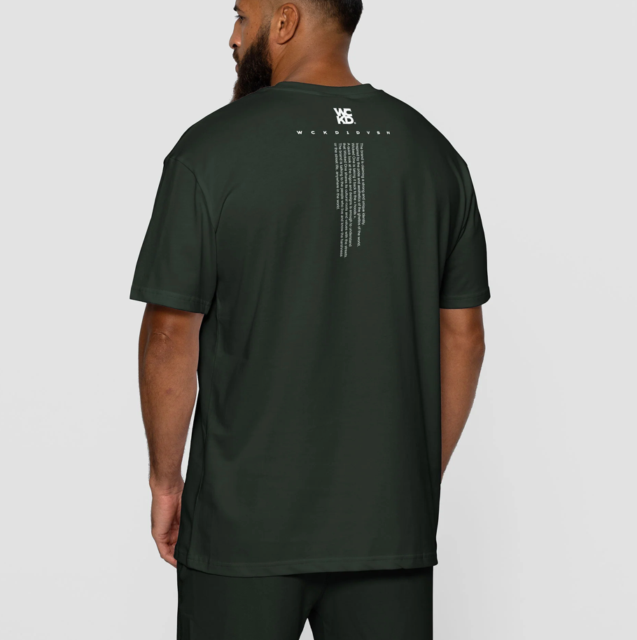 DVSN GREEN OVERSIZED T-SHIRT