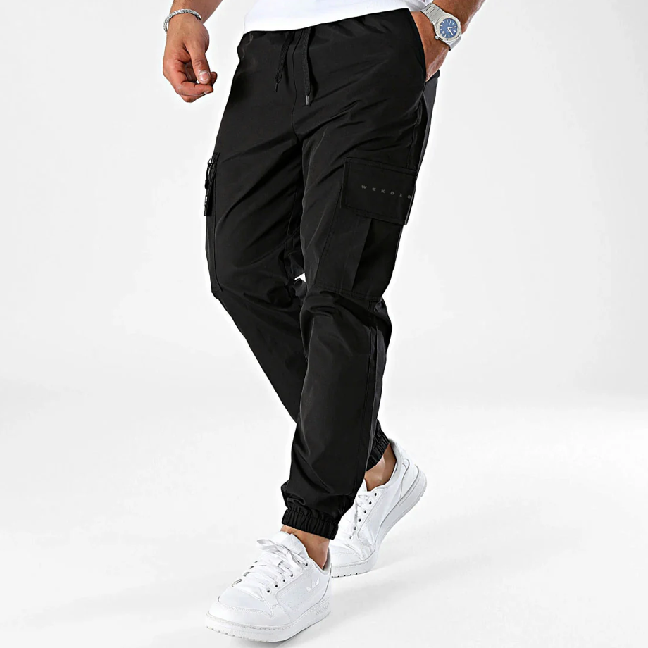 DVSN BLACK CARGO PANTS