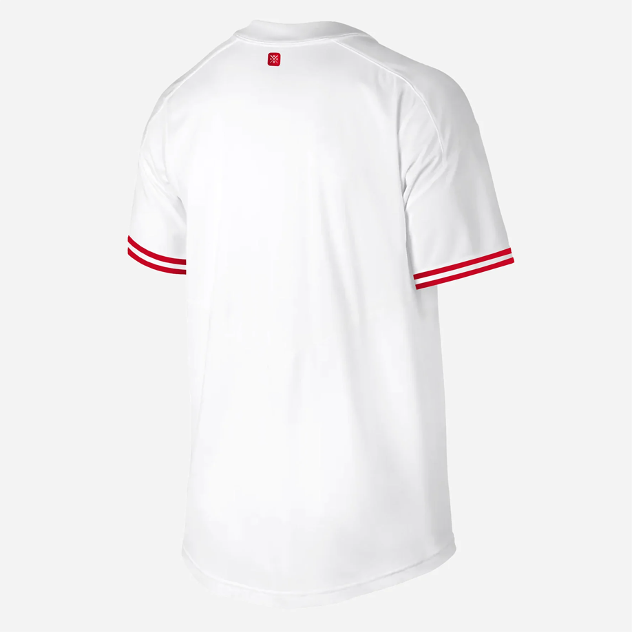 WHITE ROLLIN BASEBALL SHIRT