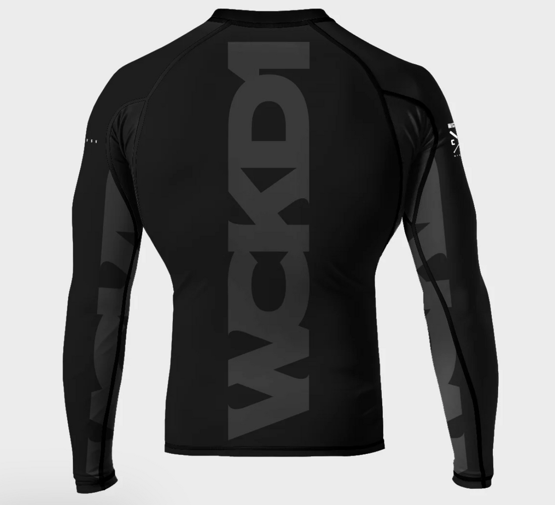 RASHGUARD WCKD "BLACK"