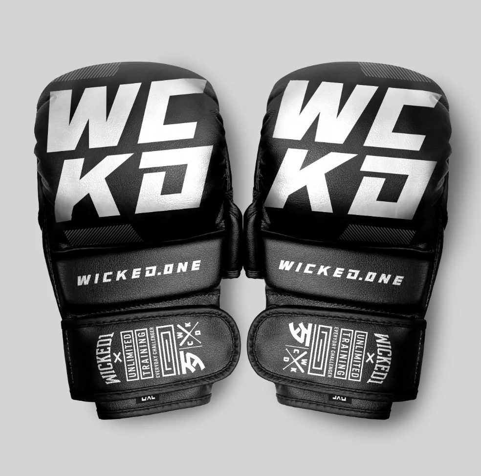 KRUZ MMA TRAINING GLOVES "BLACK"