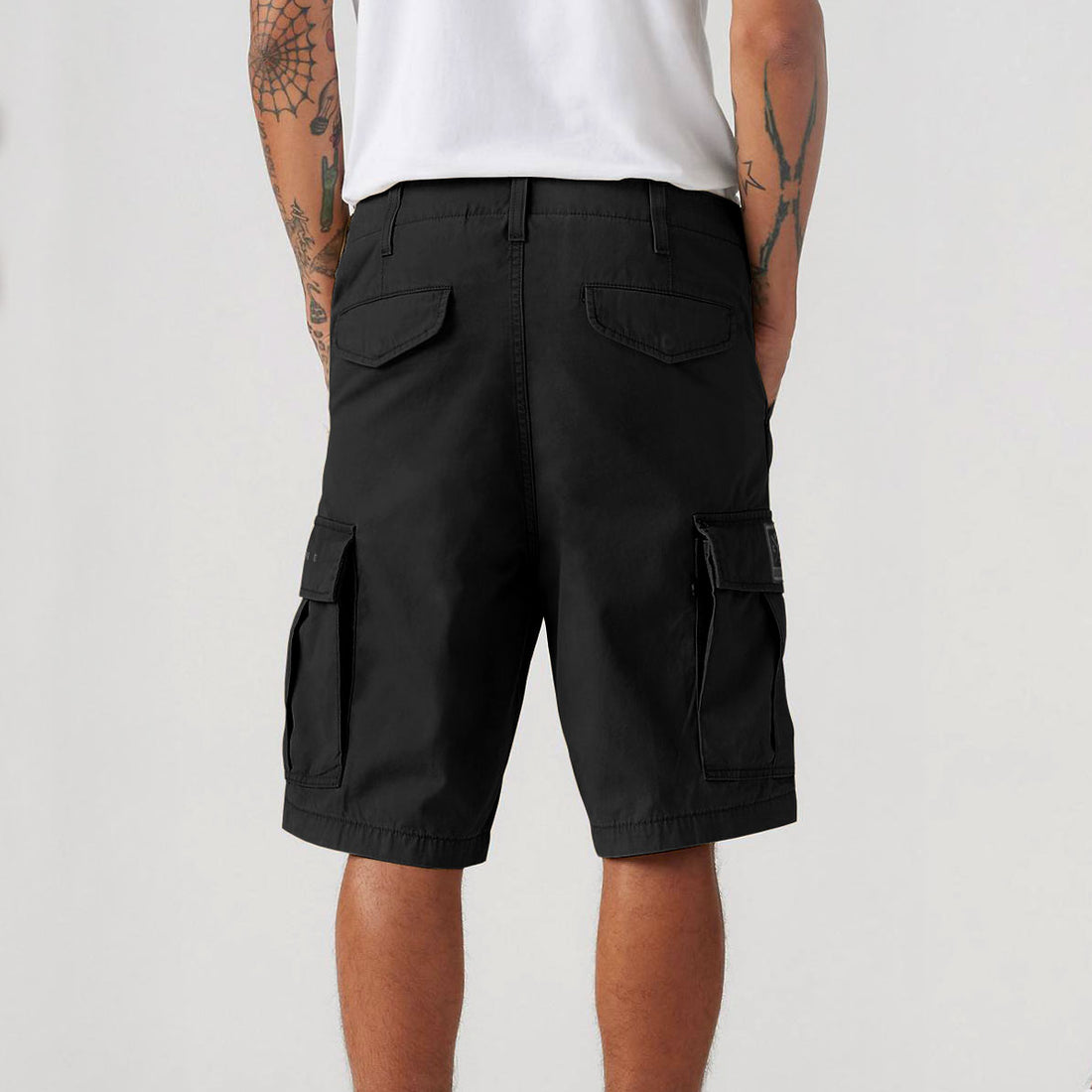 SHYNE BLACK CARGO SHORT