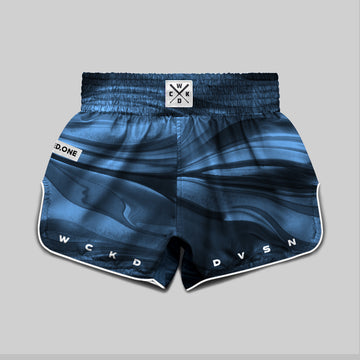 MUAY THAI SHORT ABSTRACT "BLUE"