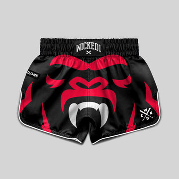 MUAY THAI SHORTS GORILLA "BLACK"
