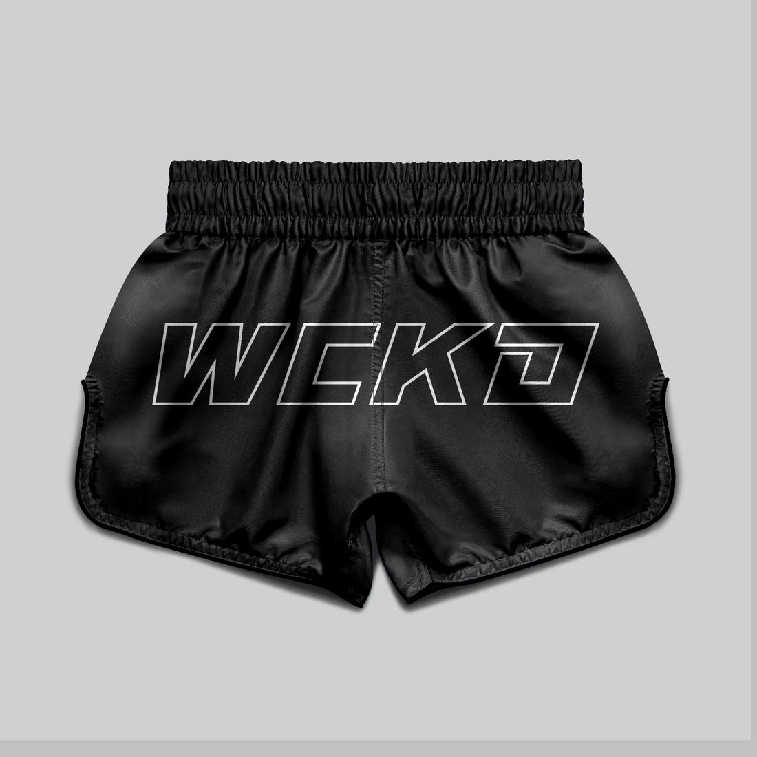 MUAY THAI SHORTS RAW "BLACK"