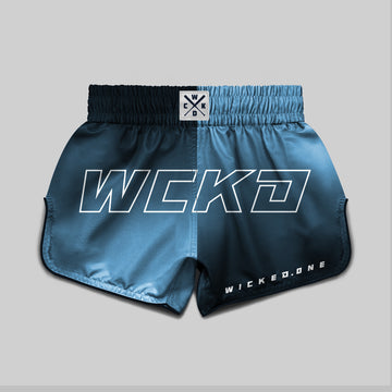 MUAY THAI SHORT RAW "BLUE"