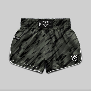 MUAY THAI SHORT CAMO "KHAKI"