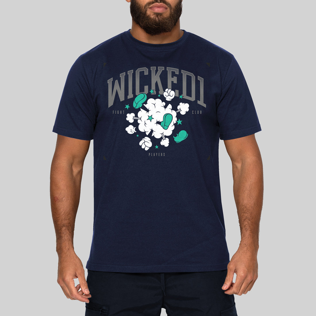 T-SHIRT FIGHT CLUB NAVY