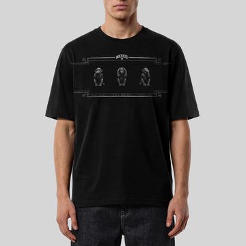 T-SHIRT NIHIL OVERSIZED BLACK