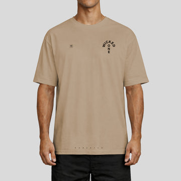 T-SHIRT METEOR OVERSIZED BEIGE