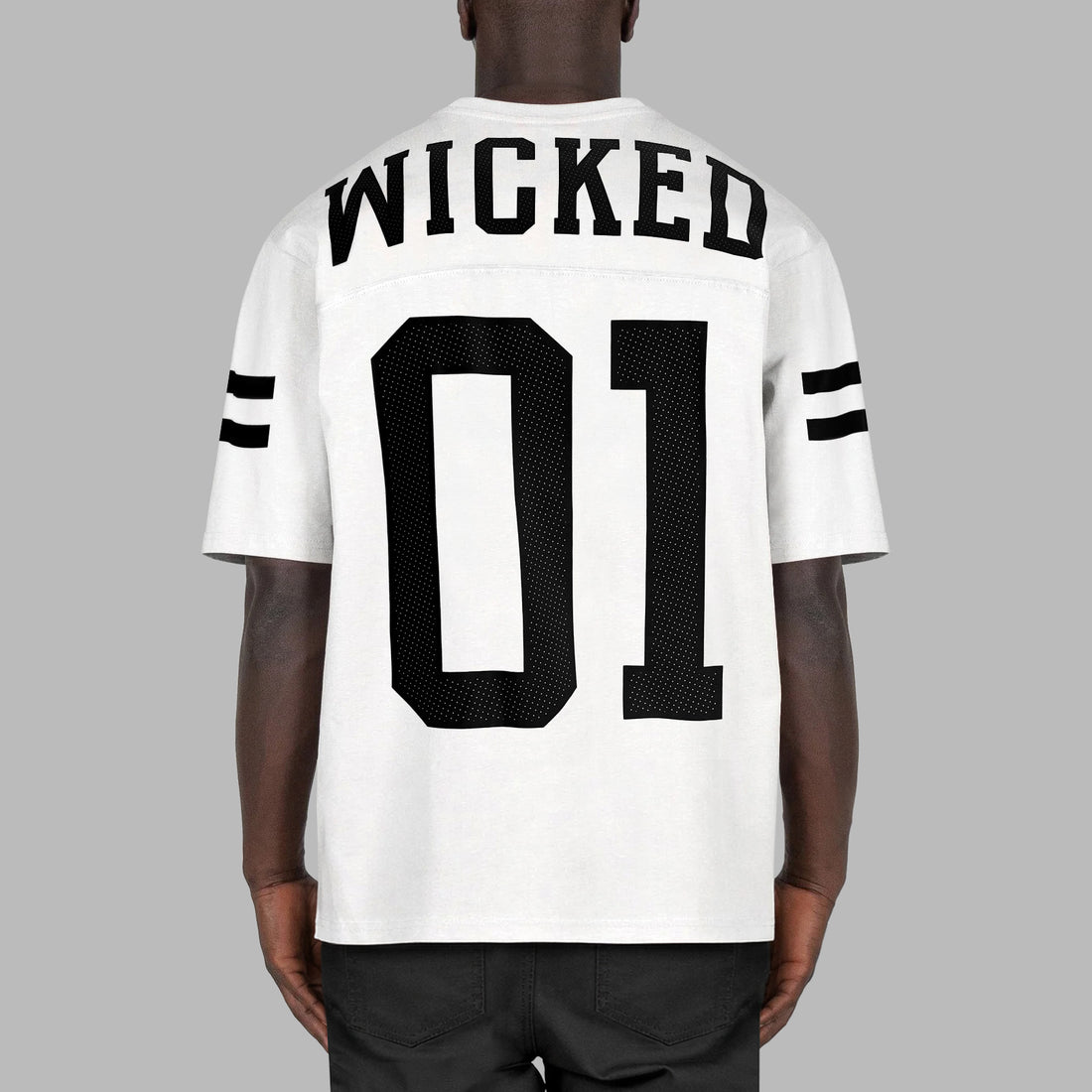 T-SHIRT QUARTERBACK OVERSIZED WHITE