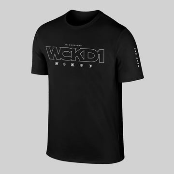 T-SHIRT LAZER-CUT BLACK