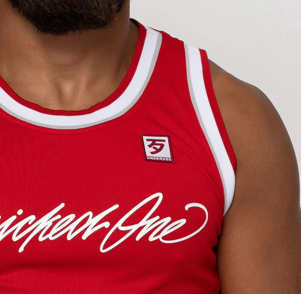 SIGN RED TANK TOP