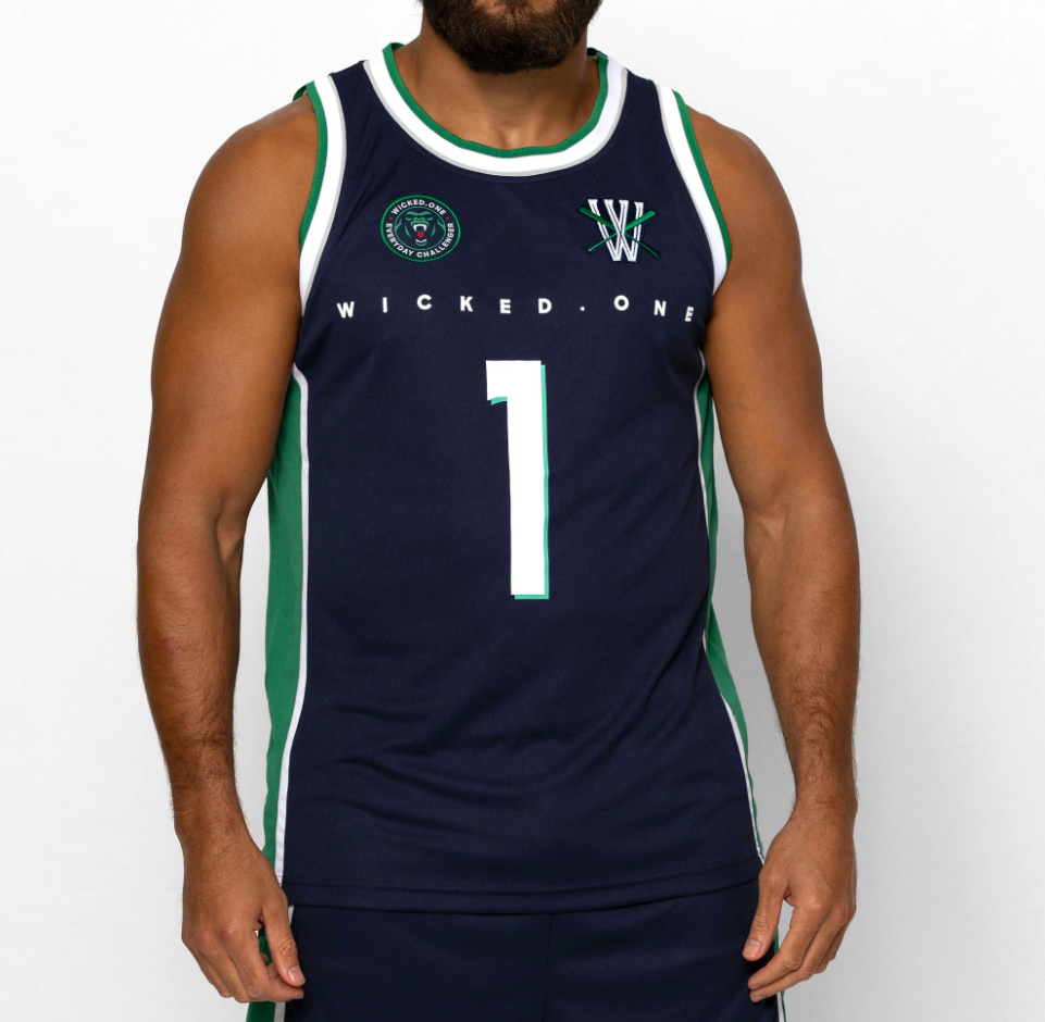 WHAKS NAVY / GEEN TANK TOP
