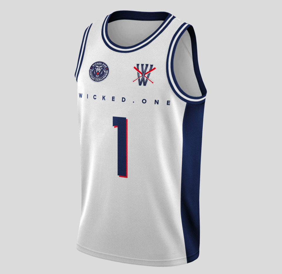 WHAKS WHITE / BLUE TANK TOP