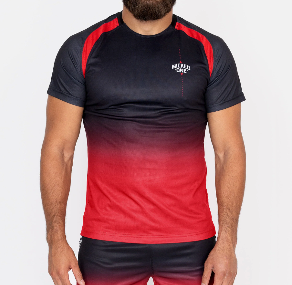 TRAINING SHIRT GHOST "BLACK / RED"
