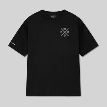 T-SHIRT LINE-UP OVERSIZED BLACK