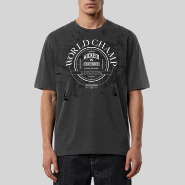 T-SHIRT WORLD CHAMP OVERSIZED GREY